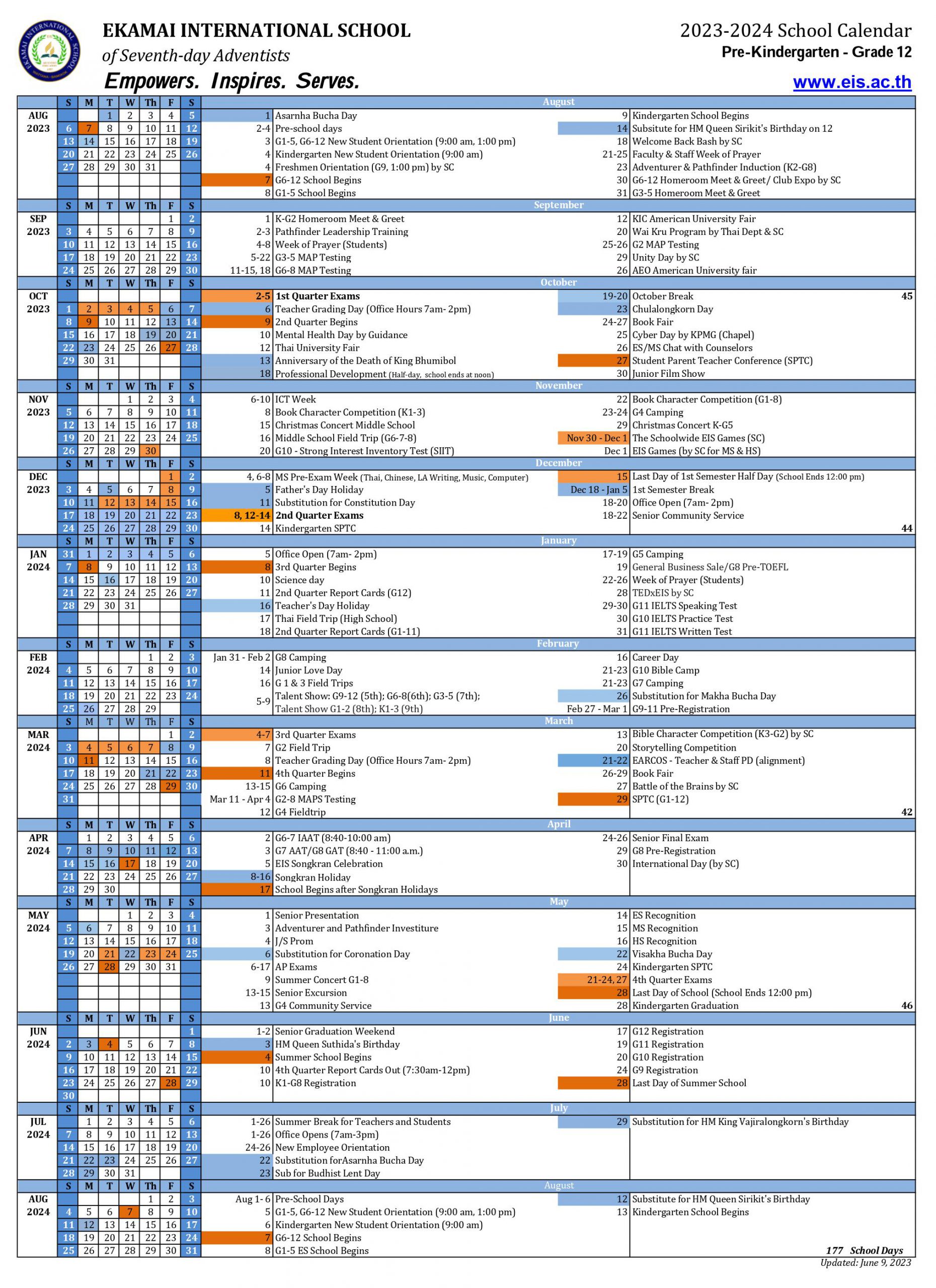 CALENDARS
